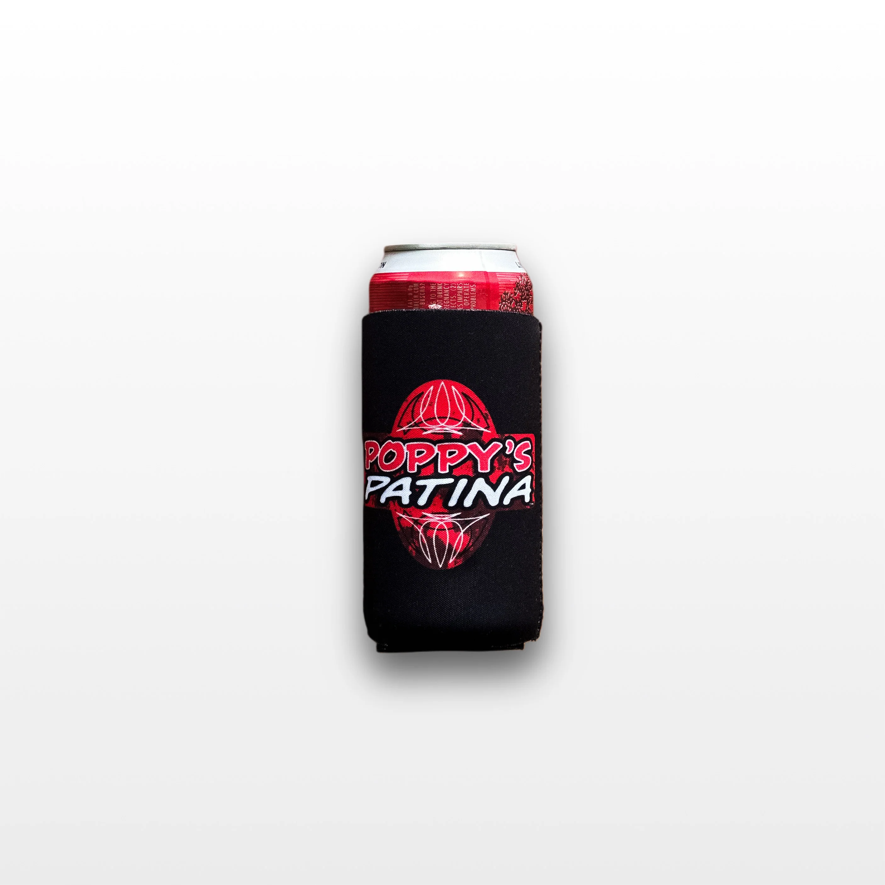 Poppy’s Patina Magnetic Koozie – 16oz Tall Boy - Image 2